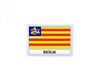 Patch Badge Iron On Glue Flag Country Sicily Sicilian Nationalist