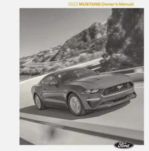 2022 Ford MUSTANG Propietarios Operadores Propietario Manual Guía Manual Libro - Imagen 1 de 2