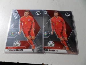 2021 Panini Mosaic UEFA Euro 2020 Tyler Roberts #200 Rookie Cards 2 Lot - Picture 1 of 1