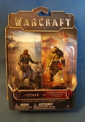 Minifigura World of Warcraft Lothar VS Horde Warrior paquete de 2,5" nueva en paquete 6+ Foto 1 de 3