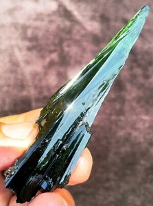 24.7g Gemmy! Natural Transparent Green Vivianite Crystal Specimen Brazil ia7897 - Picture 1 of 14
