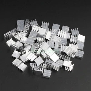 500x Wholesale 11x11x5mm Mini Aluminium Heatsink For IC LED Chipset RAM Cooling - Picture 1 of 5