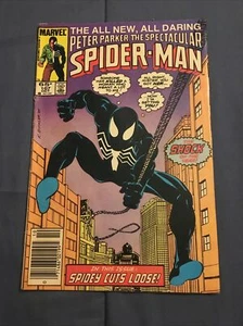The Spectacular Spider-Man #107 1st Sin-Eater Newsstand Marvel Comics 1985 - Picture 1 of 2