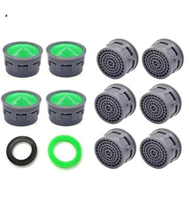 QMOEH Faucet Aerator Faucet Flow Restrictor Replacement Parts Sink Aerator 10Pcs