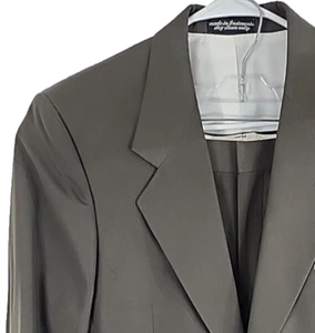 Savile Row Mens Brown 2 Button Suit, J: 37R, P: 31x30 - Picture 1 of 20