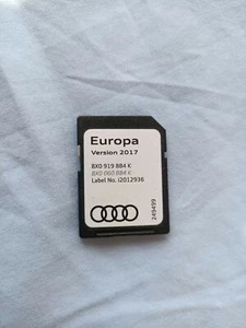 Genuine Audi A1 A6 A7 Q3 RMC Maps Sat Nav SD Card 2017 8X0919884K - Picture 1 of 2