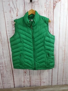TravelSmith Vest Womens Size 1X Green Nylon Down Feather Casual Outdoor Fishing - Picture 1 of 13