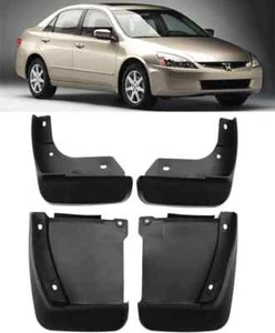 Genuine Full Set Splash Guards Mud Flaps For 2003-2007 Honda Accord Sedan - Picture 1 of 9