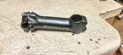 Bontrager Handlebar Stem 120mm long 1 1/8" headset 25.4mm Bars black - Image 1 of 4