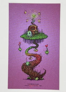 Marq Spusta Art Print High Enough Place 2024 Signed Silkscreen Denim Paper RARE - Picture 1 of 10