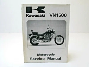 1987 - 1999 Kawasaki Vulcan VN1500 Motorcycle Shop Manual Service Repair Book - Picture 1 of 10
