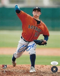 CHAD DONATO Houston Astros Signed Photo COA/JSA - Picture 1 of 6