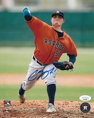 CHAD DONATO Houston Astros Signed Photo COA/JSA - Image 1 of 4
