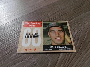 VINTAGE 1968 TOPPS  SPORTING NEWS ALL STARS JOE FREGOSI #367 BASEBALL CARD - Picture 1 of 2