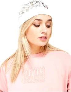 Puma Fenty Vanilla Ice Lace Skull Cap Adult Size TA689 New - Picture 1 of 6