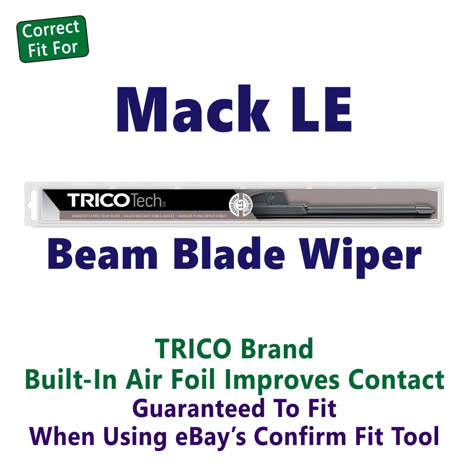 Wiper Blade (Qty 1) Beam fits 1995-2005 Mack LE -19240 - Изображение 1 из 1