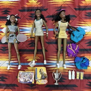 Muñecas Venus y Serena Williams American Champions Play Along Toys 2000. - Imagen 1 de 9