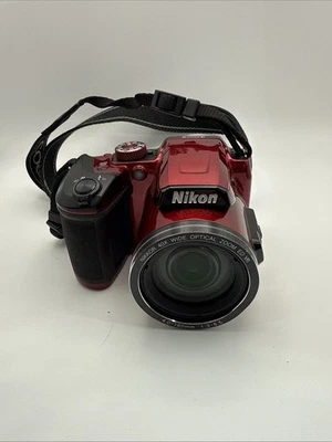 Nikon Coolpix B500 16MP Digital Camera Red 40x Optical Zoom (WORKS) (READ DESC) - Image 1 of 4