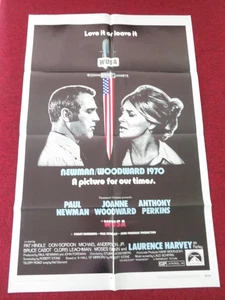 WUSA FOLDED US ONE SHEET POSTER PAUL NEWMAN JOANNE WOODWARD 1970 - Bild 1 von 9