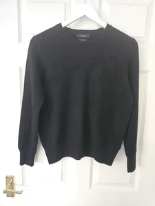 M&S Autograph Cashmere Jumper Size 12 Black Long Sleeves 100% Cashmere - Picture 1 of 9