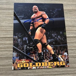 RARE Bill Goldberg WCW Promo Photo #2033 Signed American Sports Gallery WWE - Picture 1 of 2
