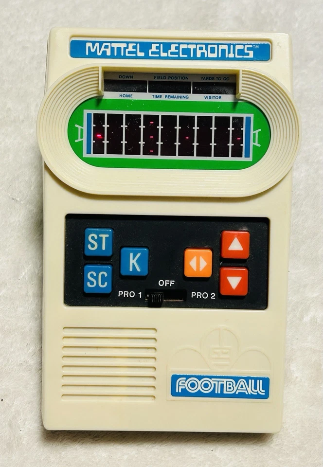 De colección 1977 Mattel Electronics Fútbol 1, Probado Completamente Funcionando, Juego Portátil Foto 1 de 4
