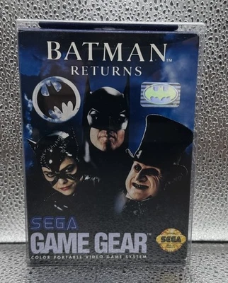 Batman Returns Sega Game Gear W/Manual W/Poster W/Reg Rare VGC Retro 1992 #0250 - Image 1 of 4