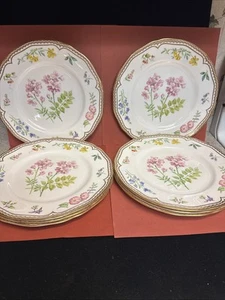 8 Gorgeous Royal Worcester Sandringham Floral Dinner Plates (Z33) - Picture 1 of 15