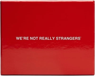 WERE NOT REALLY STRANGERS we're not really strangers card game