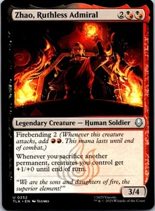 Zhao, Ruthless Admiral U Avatar: The Last Airbender 252 casi nuevo - Imagen 1 de 2