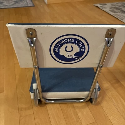 Vintage Baltimore Colts  Stadium  Seat Bleacher Cushion  NFL - Image 1 of 4