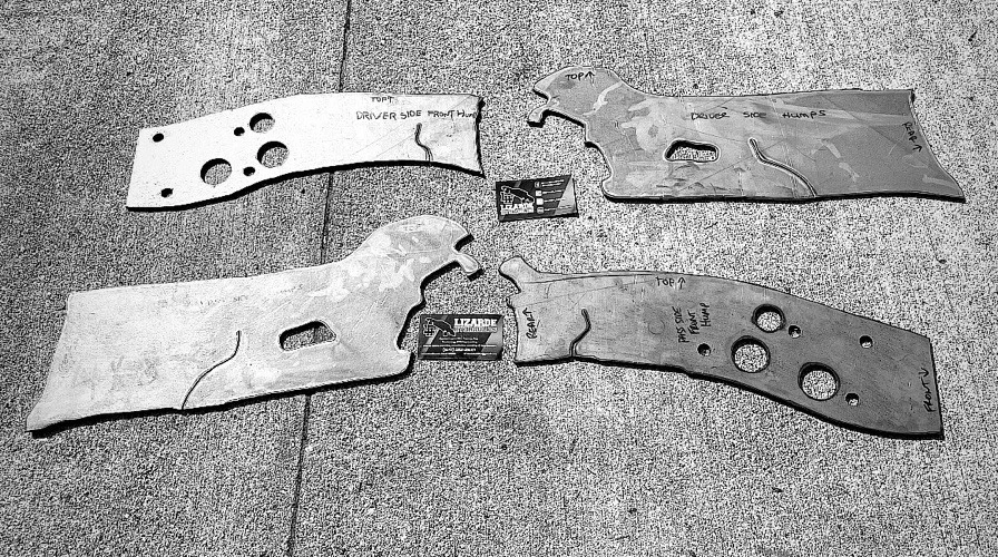 Lowrider Hydraulics, 61-64 Impala Front Humps Reinforcement plates  *(4 Pcs) - Image 1 of 1