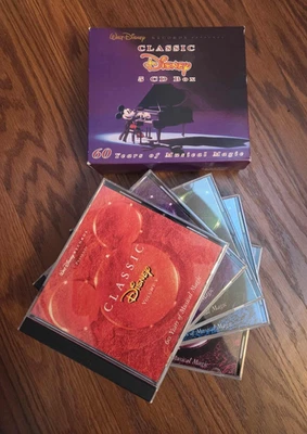 Classic Disney: 60 Years Of Musical Magic (5 Disc Boxset) CD w Box Some Wear - Image 1 of 4