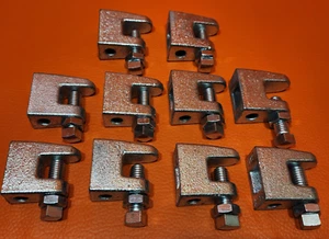 FNW Beam Clamp 1/2" M12 Zinc Plated Ductile Iron Universal FNW7206UZD Lot of 10 - Picture 1 of 7