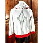Hot Topic Ubisoft Assassin's Creed Mens L White Hoodie Officially Licensed 2013
