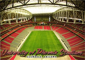 Kontinentale Postkarte University of Phoenix Stadium Glendale Arizona - Bild 1 von 4