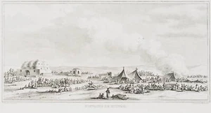 MASQUELIER (*1741) nach BERTAUX (19.Jhd), Wüstenlandschaft, Ägypten, um 1803, Ss - Bild 1 von 5