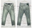 Lucky Brand 1 Authentic Skinny Slim Men's 29 X 28 Gray Button Fly Denim Jeans