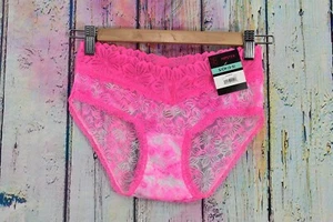 Women's NOBO No Boundaries Lace Hipster Panties SMALL (3-5) Pink Underwear NWT - Picture 1 of 8