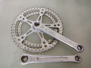 SUGINO - Aluminum Road Crankset 52/42t - 171mm - Guarnitura Vintage 80s - Imagen 1 de 18