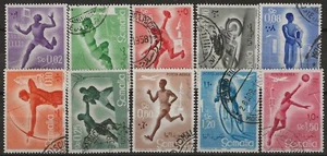 1958 Somalia A.F.I.S. - Serie completa Sport ordinaria + aerea usata - Picture 1 of 1