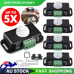 DC 12V-24V 8M Automatic Infrared PIR Motion Sensor Detector Switch For LED light - Picture 1 of 13