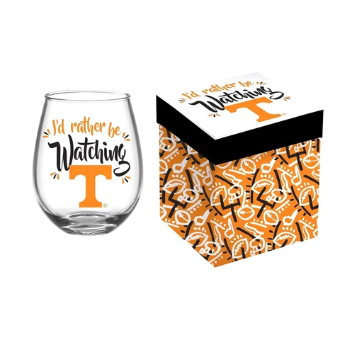 Tennessee Volunteer's Stemless Wine Glass 17 oz Cover