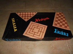 Vintage 70’s Greek board game “Chess- dama – triliza”. New! - Picture 1 of 6
