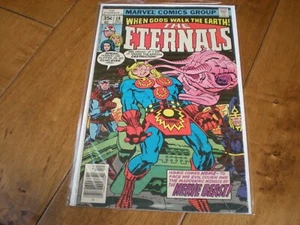 The Eternals #18 (Dec 1977) Marvel Comics '1st App. of Ziran & Tiamut Newsstand' - Picture 1 of 1