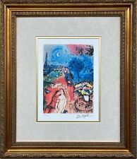 Marc Chagall "Serenade" RARE CUSTOM FRAMED Limited Edition