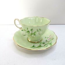 Vintage Teacup & Saucer Bone China England Royal Albert Laurentian Snowdrop 