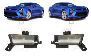 NUOVO PER CHEVROLET CAMARO SS 2015-2018 PARAURTI ANTERIORE COPPIA LUCI DIURNE - Foto 1 di 4