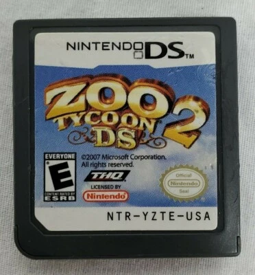 Nintendo DS ~ Zoo Tycoon 2 DS - 2008 - Cartridge Only - Tested (NTR-YZTE-USA) - Image 1 of 4