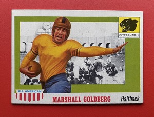 1955 Topps All-American Football-SET BREAK- MARSHALL GOLDBERG #89 PITT EX-MT+